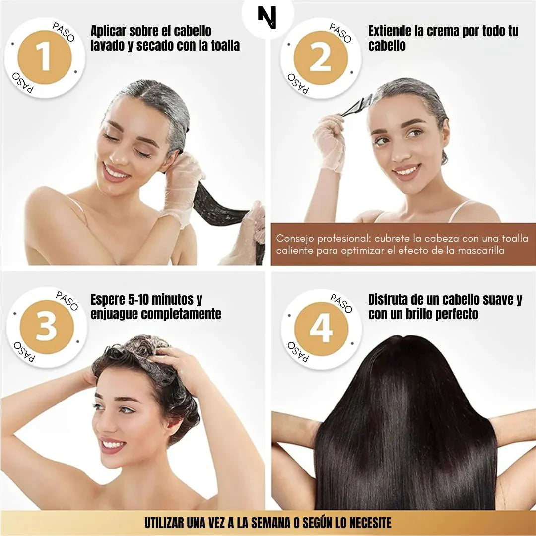 Mascarilla RepairHair® con Colageno y Aceite de Argan