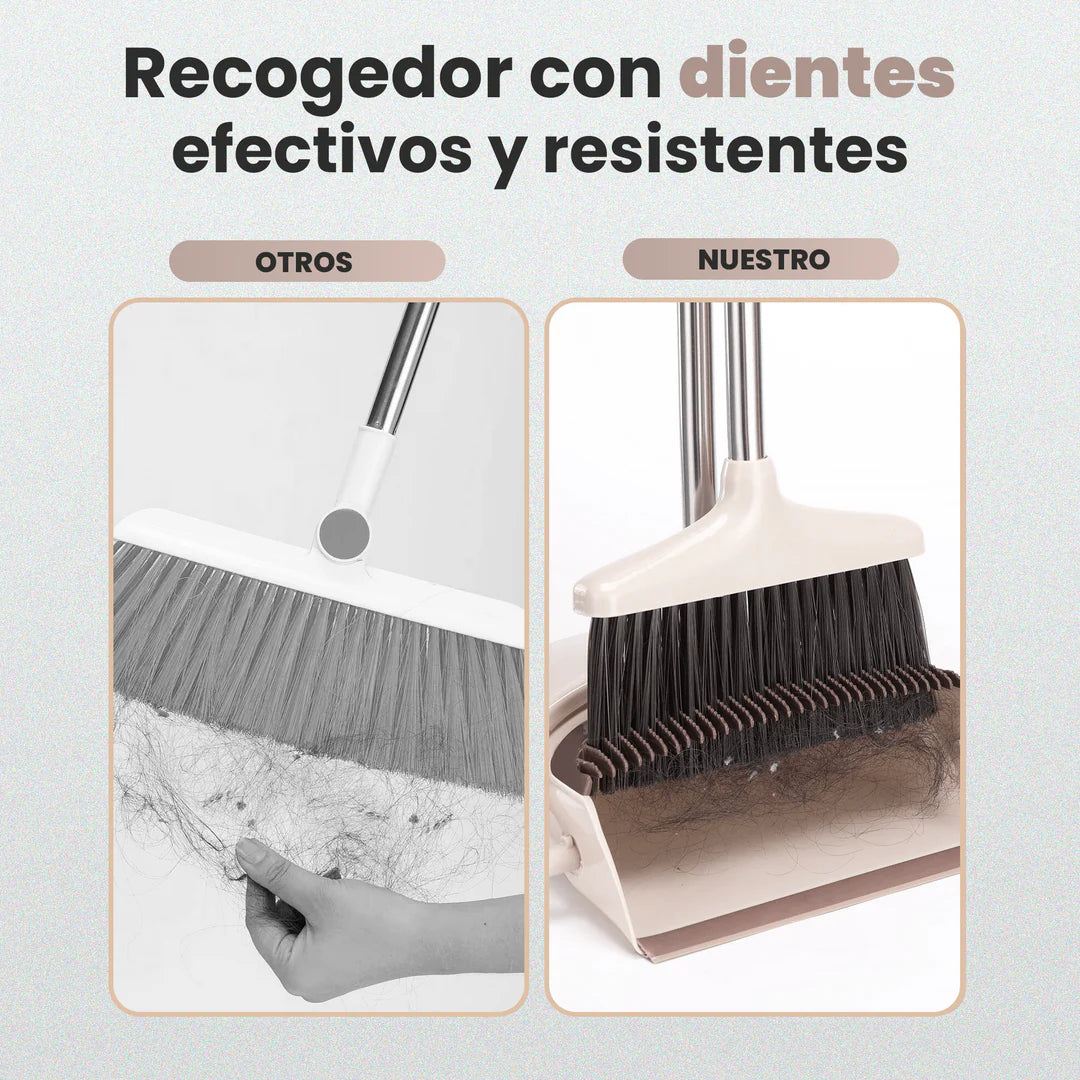 Escoba+Recogedor CeroPolvo® | Limpieza sin esfuerzo