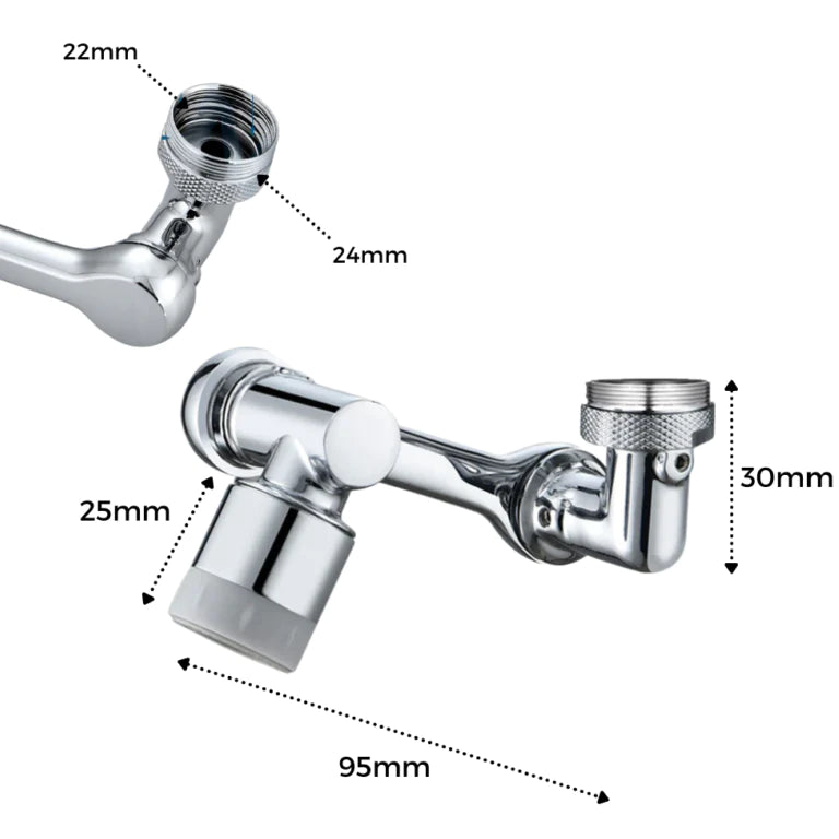 FlexFlow® Grifo Ahorrador con Rotacion 1080°