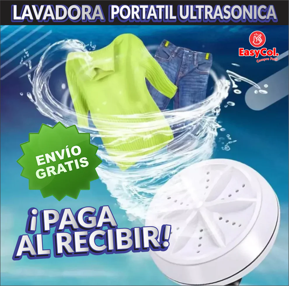 Mini turbina lavadora - Convierte baldes en mini lavadoras💧