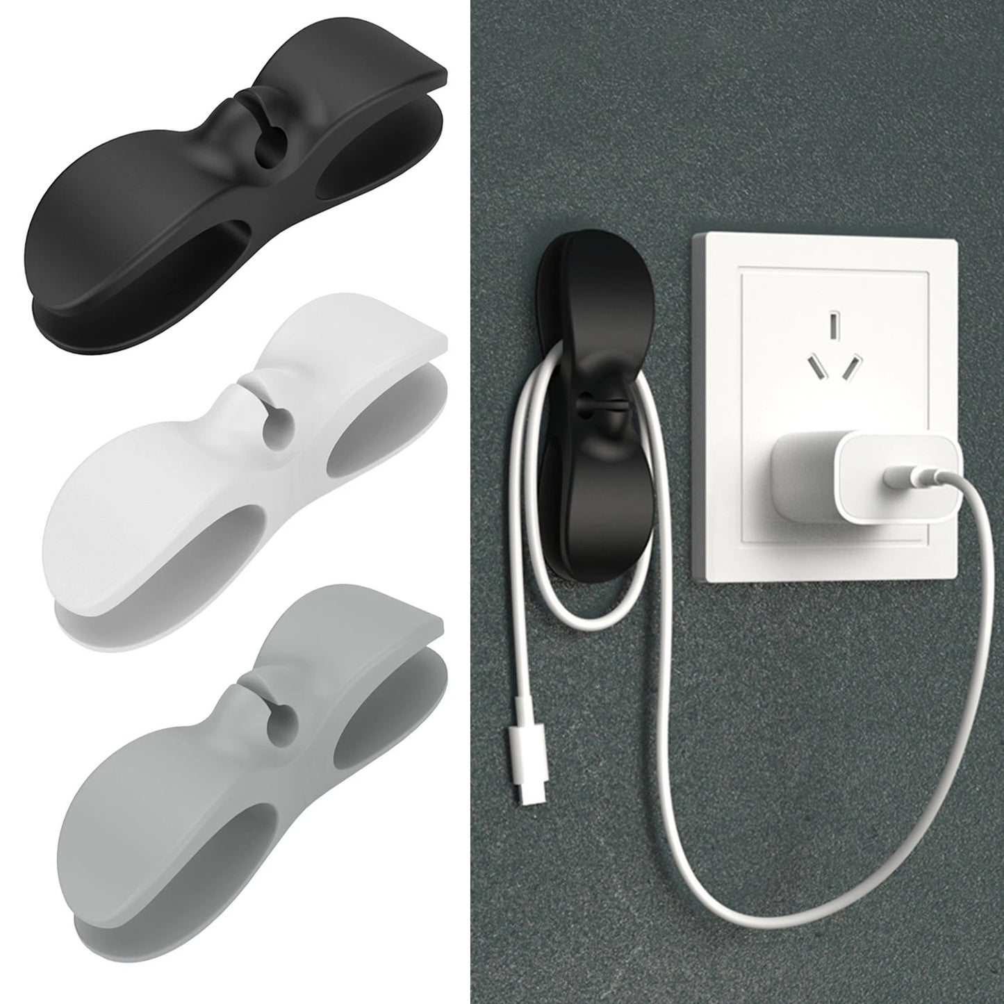 Kit x2 Organizador de Cables Adhesive™