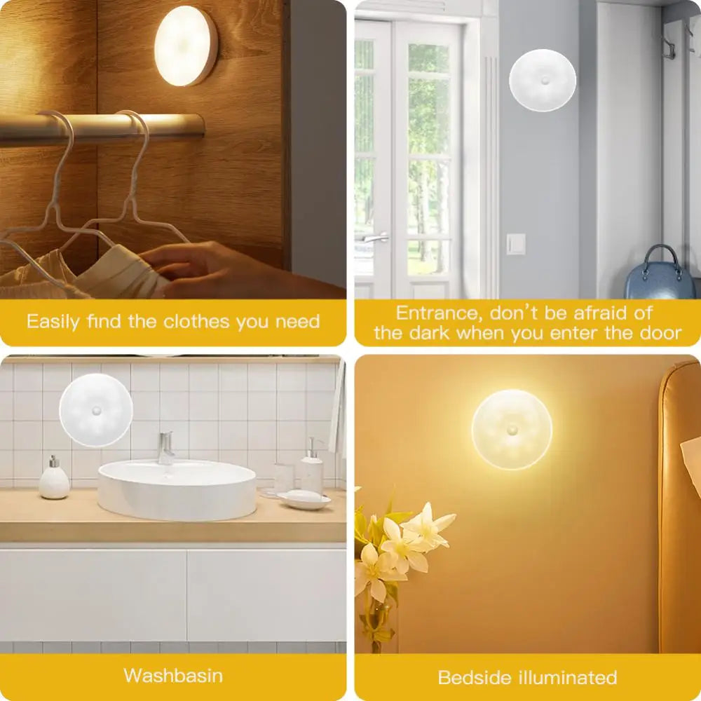 Luz de Noche Induction® con Sensor de Movimiento Recargable