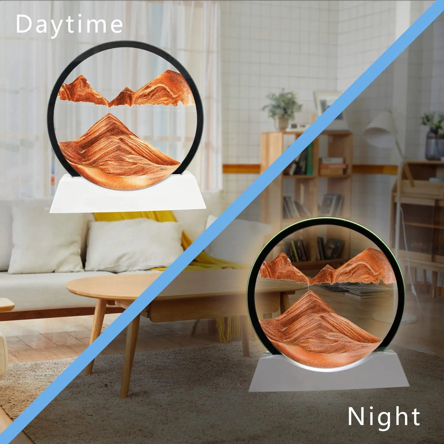 Reloj LED SandTime® 3D | Relajacion y sofisticación