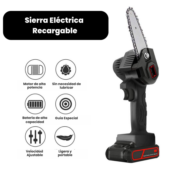 MINI SIERRA ELECTRICA PORTATIL POWER® | Cortes con calidad en segundos