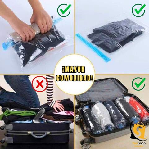 PACK BOLSAS AL VACIO BAGVACUM® | 🎁Bomba extractora de aire