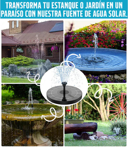 FUENTE DE AGUA SolarEnergy® | Decora con el sonido del agua