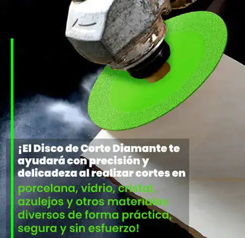 OFERTA 2X1💥 DISCO DIAMONDGLASS® l Vidrio, ceramica y más+CURSO DE CARPINTERIA🎁