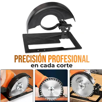 PrecisePro™ Base Guia de Corte para Amoladora+ Curso de Carpinteria+Disco de Cortar Metal🎁
