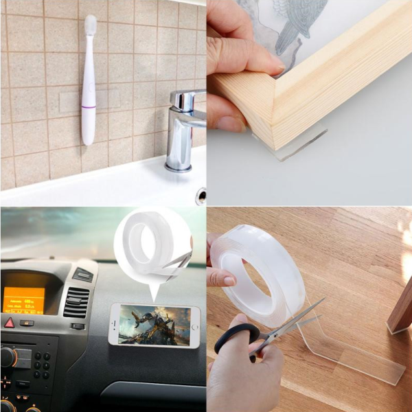 ULTRA MAX® | Cinta Adhesiva Doble Faz 5mts + ENVÍO GRATIS🚚