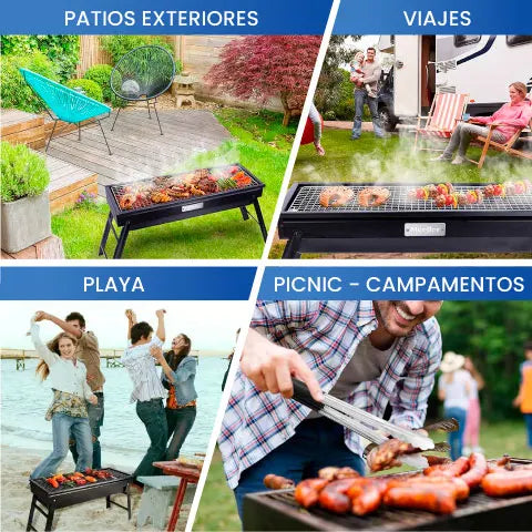 GrillBBQ® Portatil - Tus asados a donde quiera que vayas