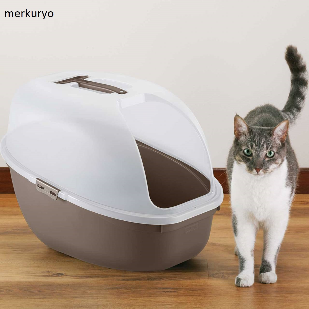 Arenero Grande Para Gatos Tipo Iglú