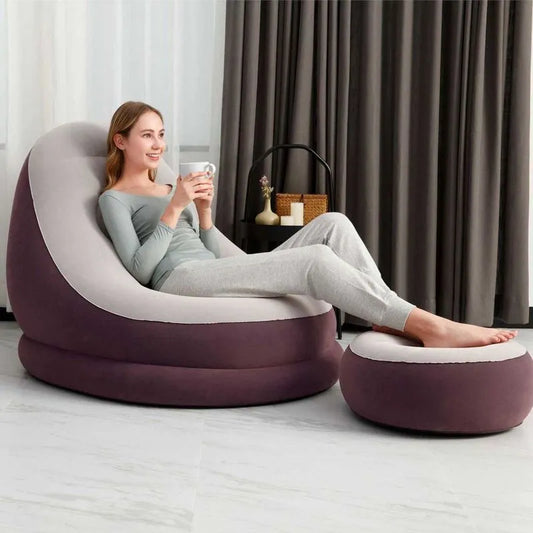 SILLON INFLABLE Confort® + Reposapies🤩