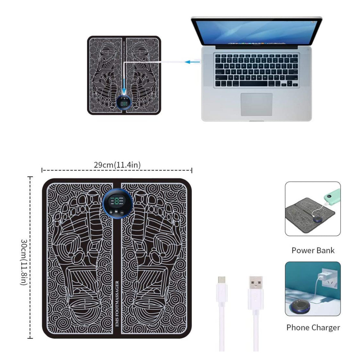 Tapete Masajeador de Electroestimulacion RelaxFoot®