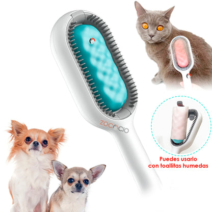 Cepillo PetClean® l Limpia y quita pelos mientras masajeas