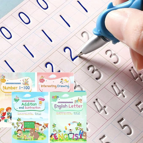 Set x4 Libros Magic® Montessori de Aprendizaje