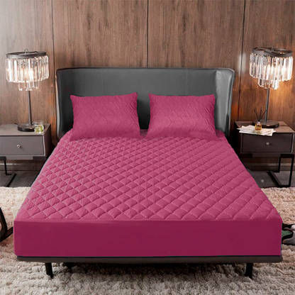 Protector  De Colchon Acolchado Antifluido + 🎁GRATIS PROTECTORES ALMOHADA