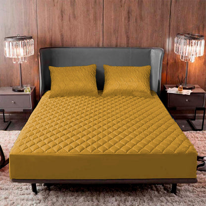 Protector  De Colchon Acolchado Antifluido + 🎁GRATIS PROTECTORES ALMOHADA