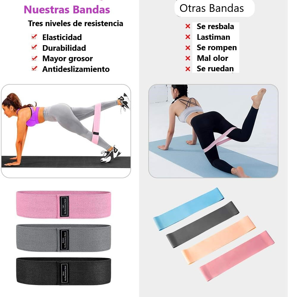 Kit Bandas de Ejercicio TelaX (x3)