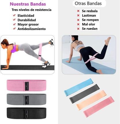 Kit Bandas de Ejercicio TelaX (x3)