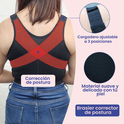 BRASIER CORRECTOR DE POSTURA ELEGANCE® | Comodidad sin limites