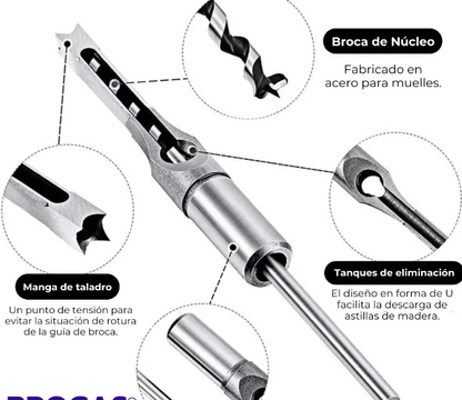 BROCAS CUADRADAS MORTAJADORA WOODVELOCITY®