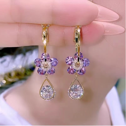 ARETES PURPLE FLOWER® | Elegancia y delicadeza Italiana