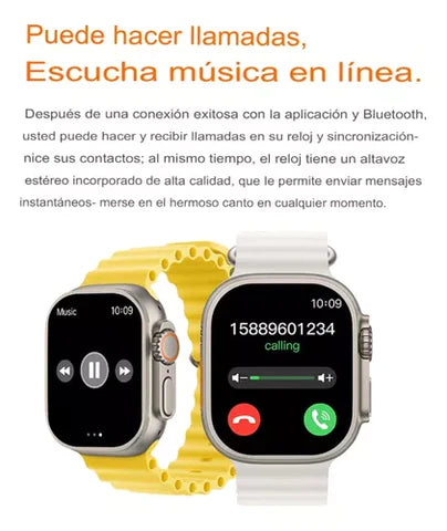 ⌚T800 ULTRA + LLEVA GRATIS AURICULARES M25🎧