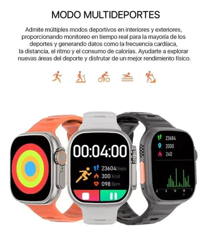 ⌚T800 ULTRA + LLEVA GRATIS AURICULARES M25🎧