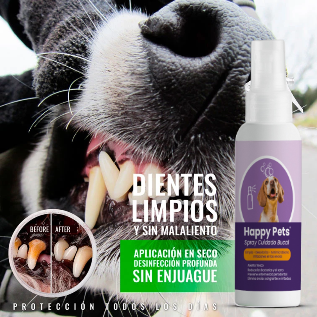 Limpiador Oral mascota happy pet