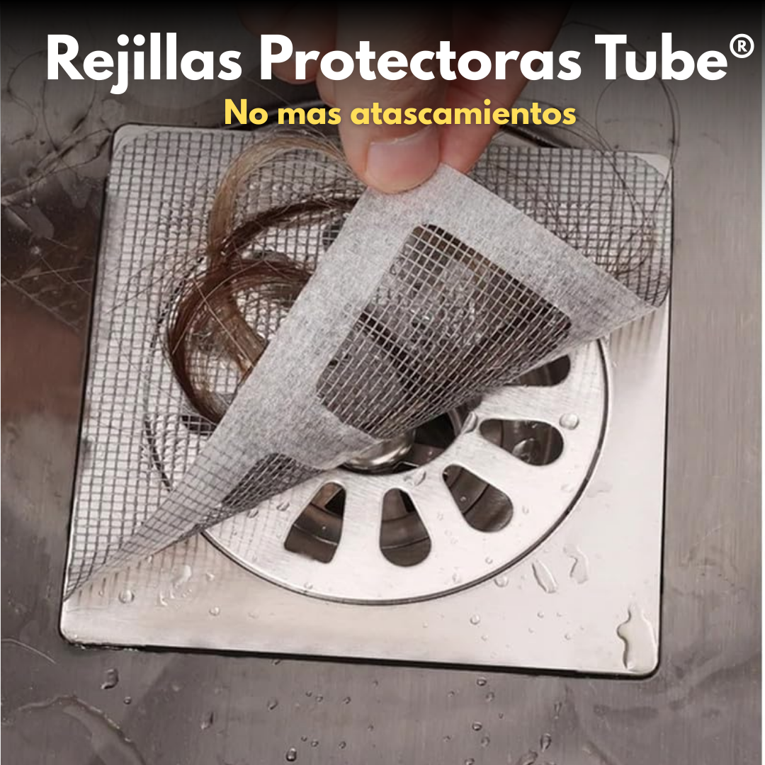 20 Rejillas Protectoras Tube® | Se acabaron los atascos en tus tuberias🤩
