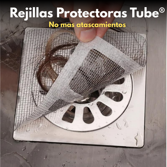 20 Rejillas Protectoras Tube® | Se acabaron los atascos en tus tuberias🤩