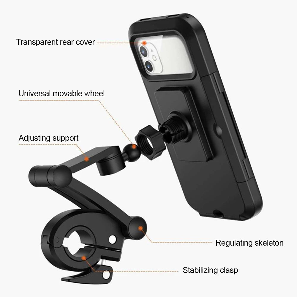 Soporte de Celular FlashRide® para Moto o Bicicleta Resistente al Agua