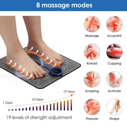 Tapete Masajeador de Electroestimulacion RelaxFoot®