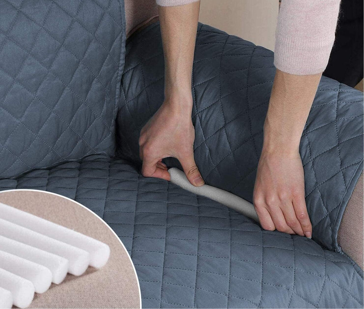 PROTECTOR DE SOFA CONFORT® DOBLE FAZ | 1,2 y 3 PUESTOS🤩