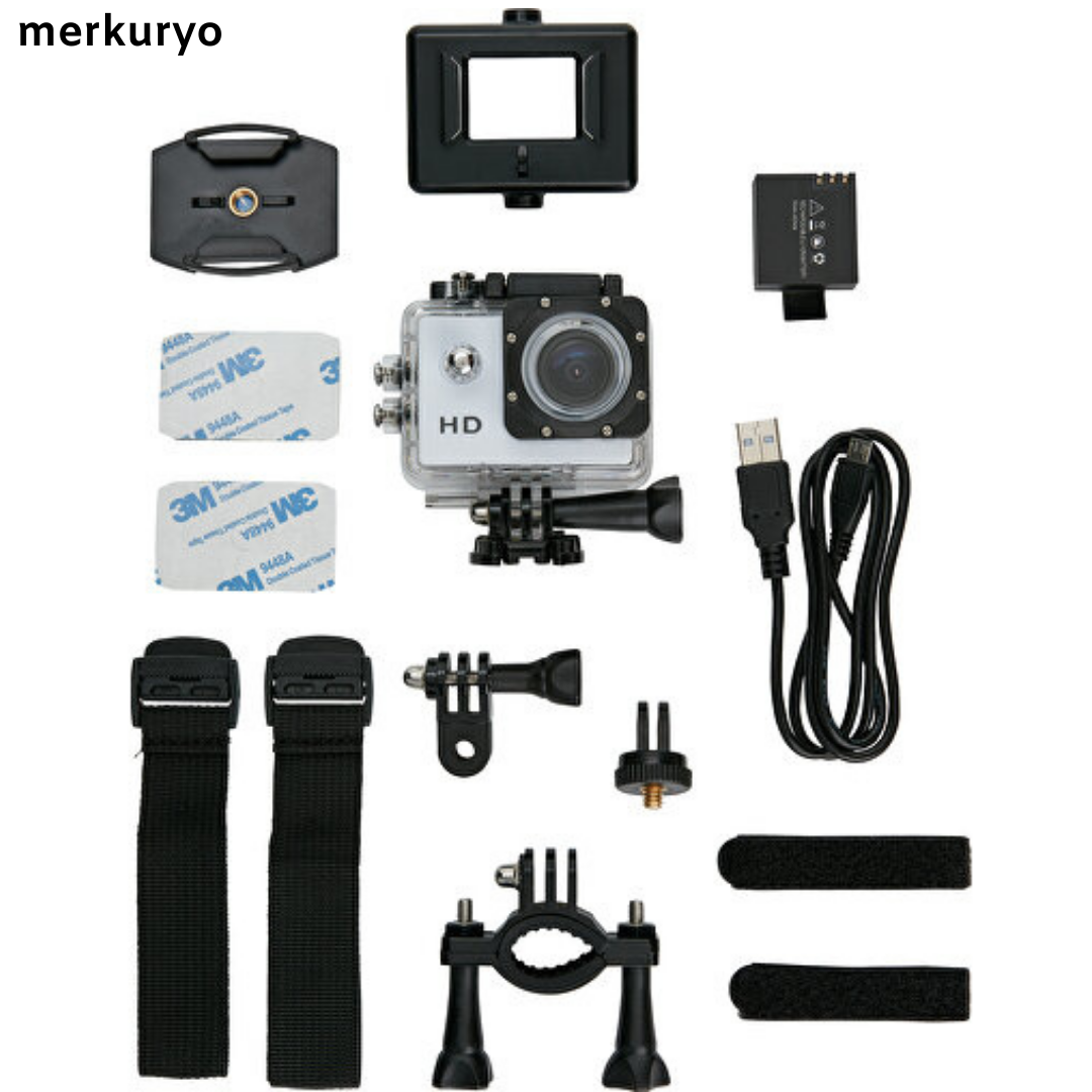 Camara Deportiva HD Resistente al Agua